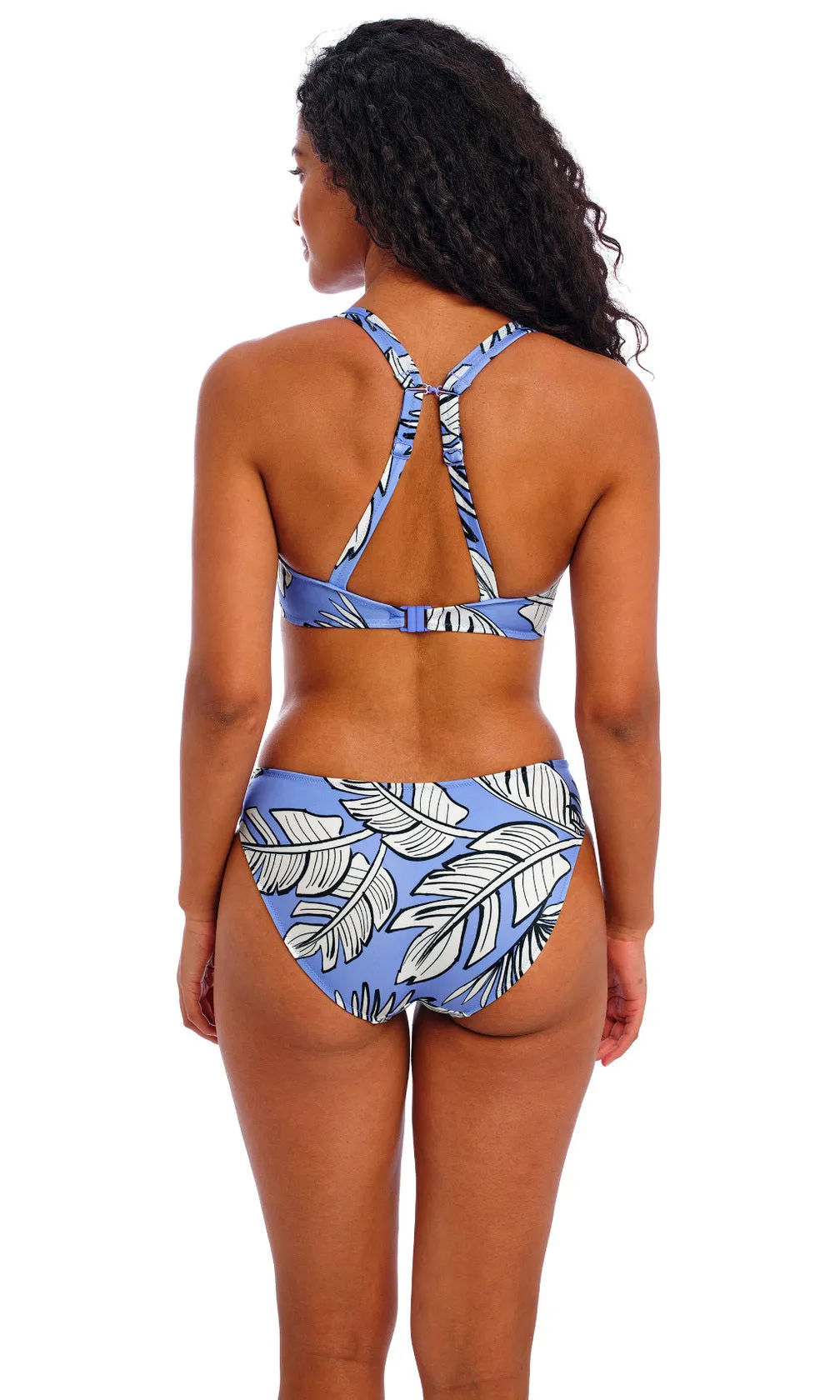 Mali Beach Cornflower UW High Apex Bikini Top