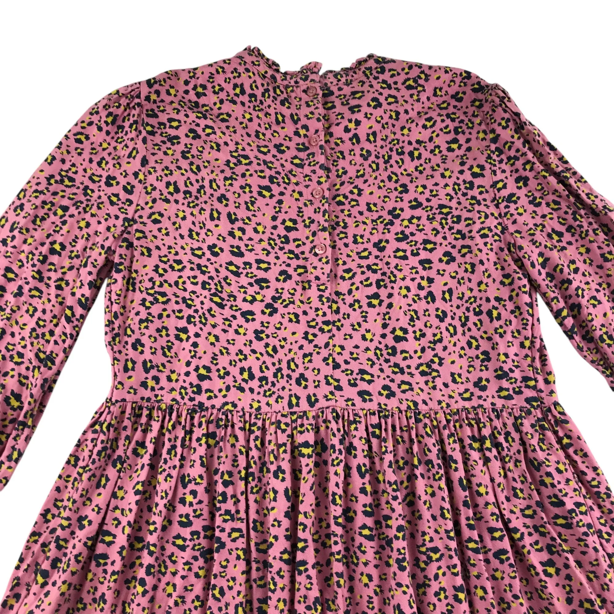 M&S Kids dress 13-14 years pink animal print