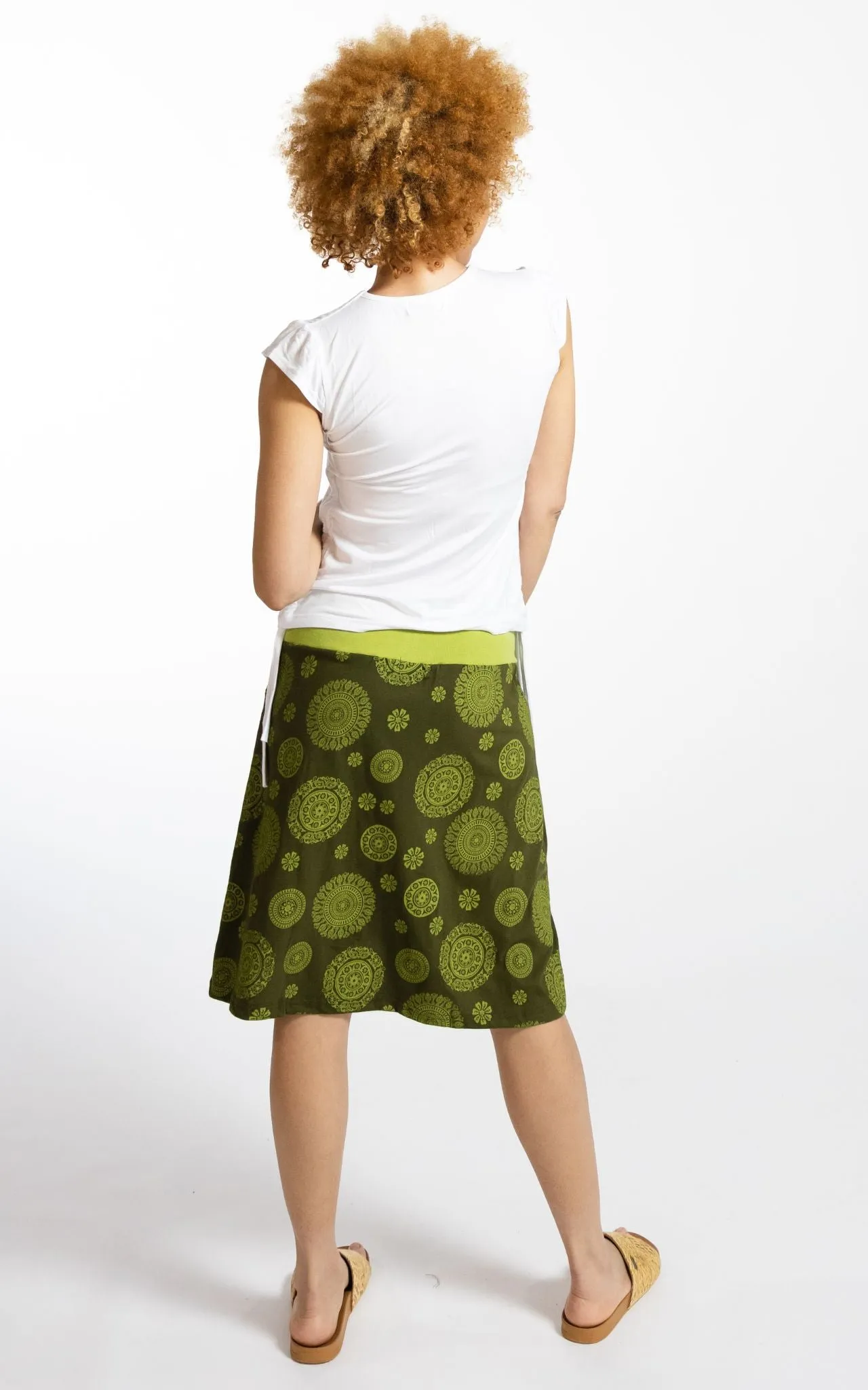 Mandala Skirt - Green