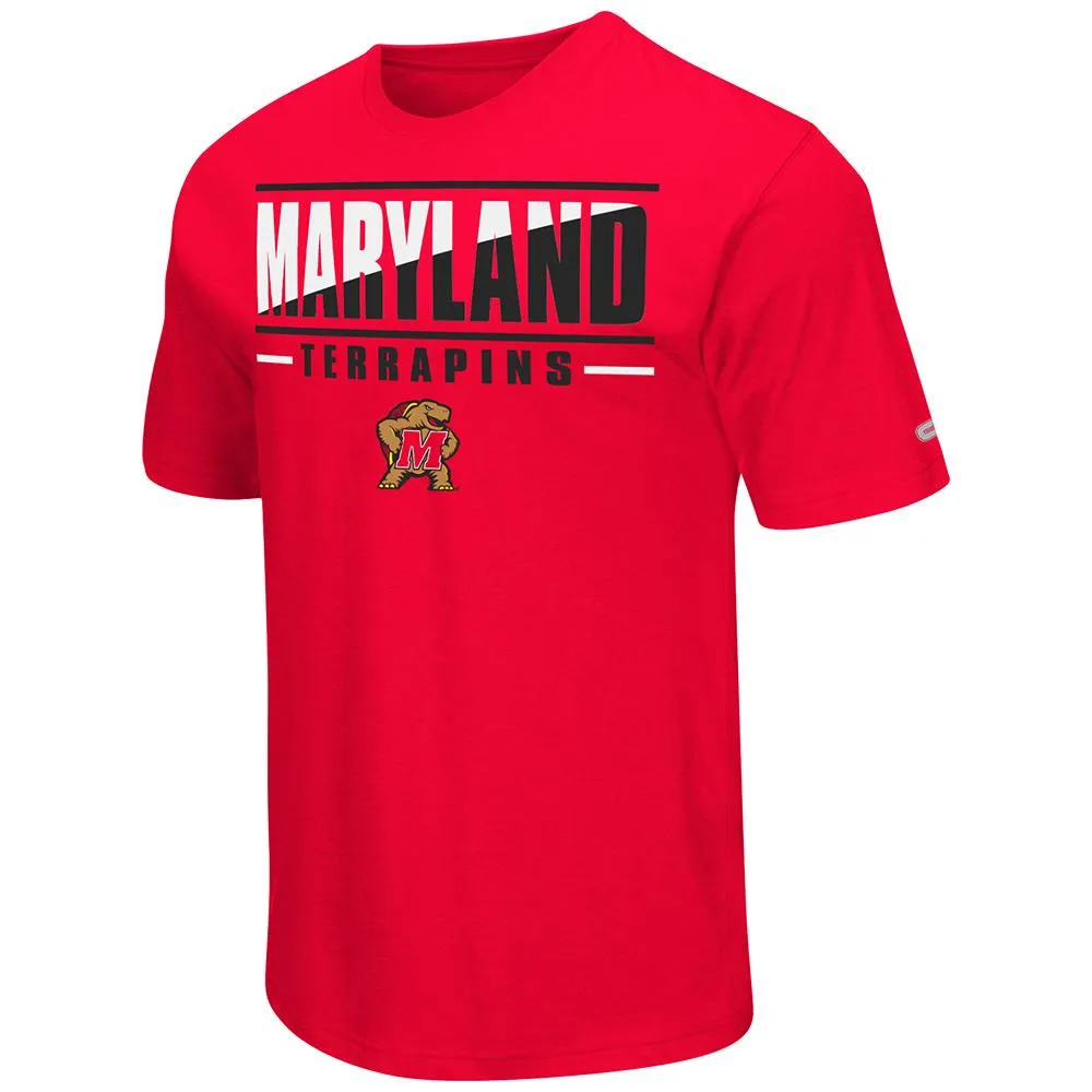 Maryland Terrapins Colosseum Red Lightweight Breathable Active Workout T-Shirt