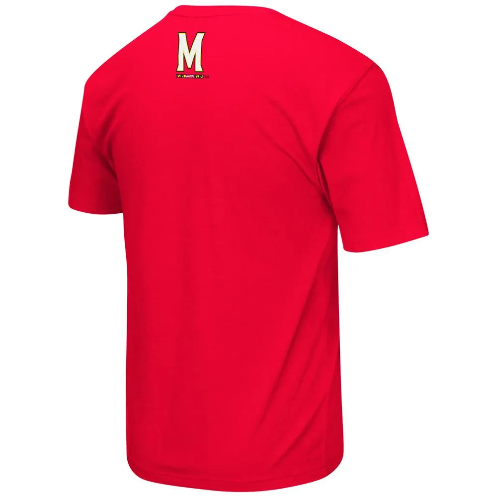 Maryland Terrapins Colosseum Red Lightweight Breathable Active Workout T-Shirt