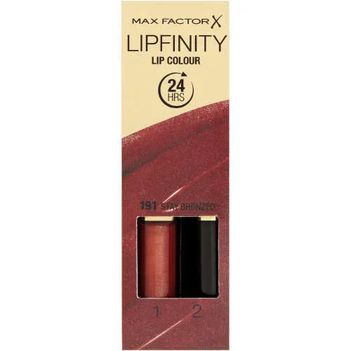 Max Factor Lipfinity Lip Color Lipstick 191 Stay Bronzed