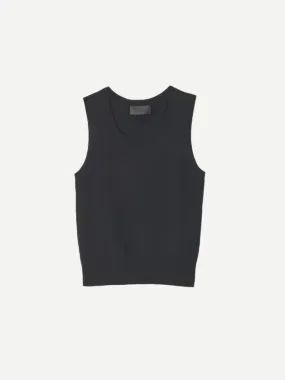 May Sweater Tank in Black