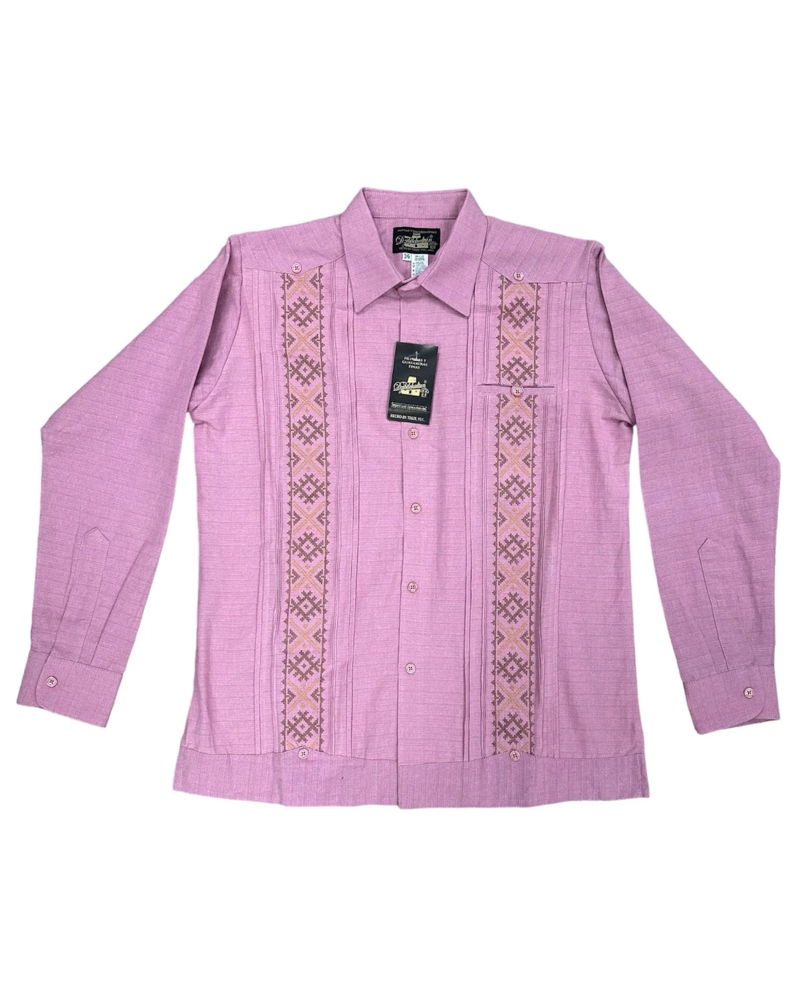 Men's Guayabera Bacalar Pink