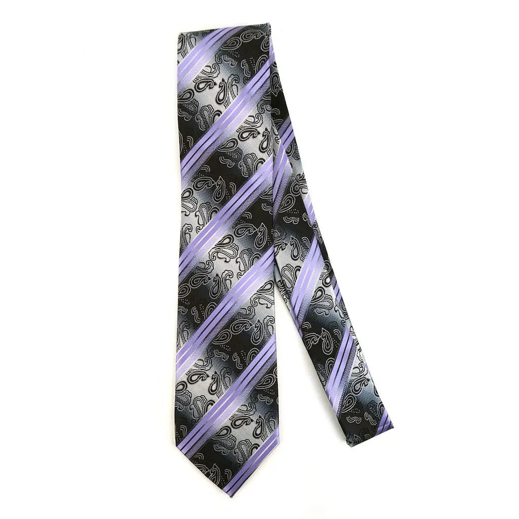 Men's Stripes Necktie  Microfiber Poly Woven Tie -