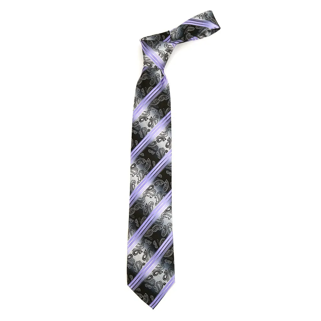 Men's Stripes Necktie  Microfiber Poly Woven Tie -