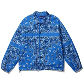 Mens Wear Hip Hop Bandana Paisley Pattern Bomber Jackets Windbreaker Harajuku Streetwear Autumn Casual Coats Tops Clothing