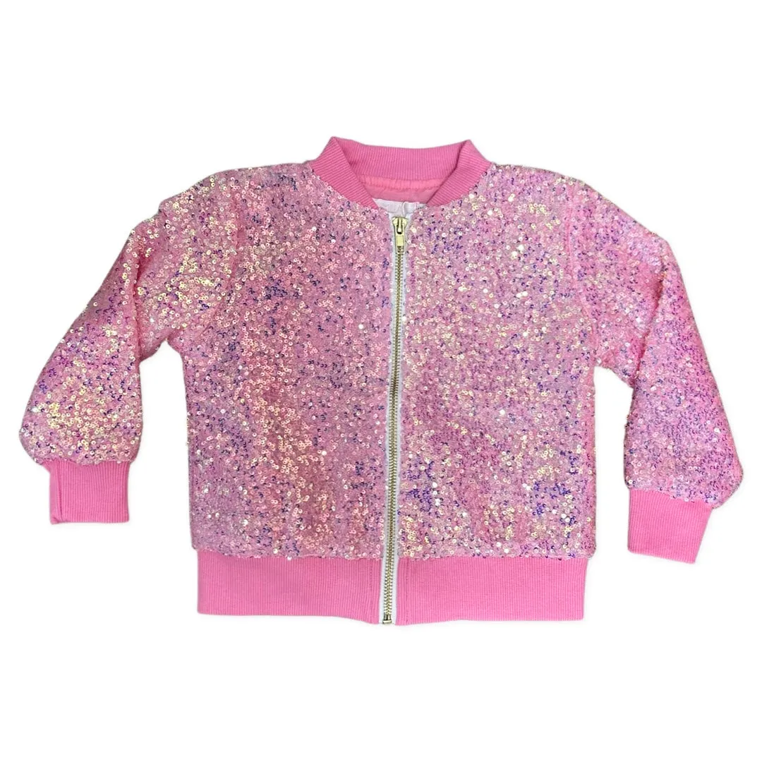 Mila & Rose Sequin Jacket - Bubblegum