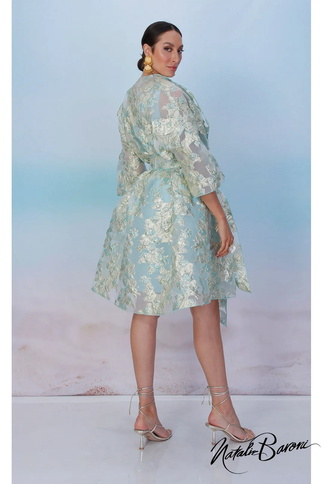 Mint Coat Dress - Venezia