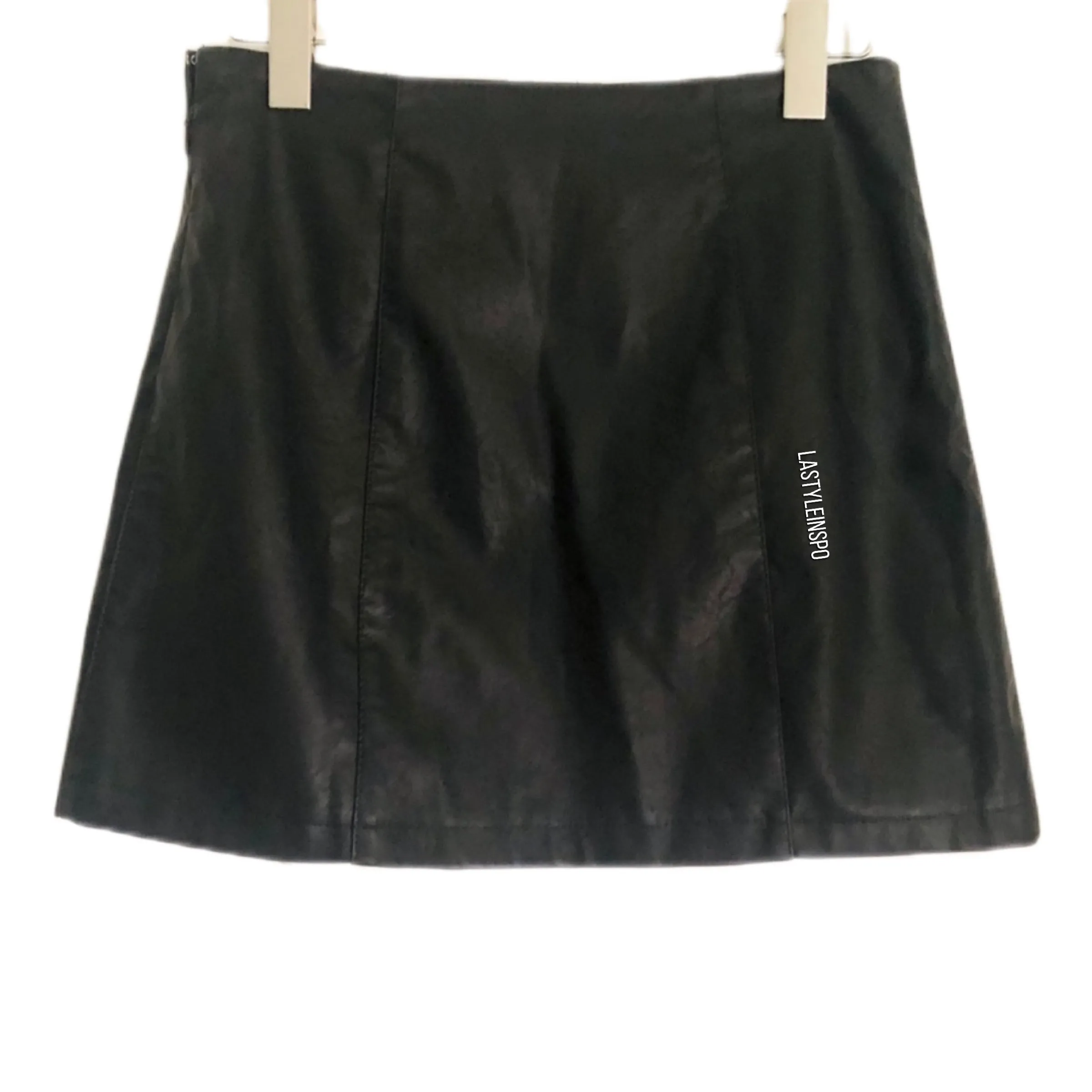 Moto Vegan Leather Mini Skirt Inspo As Seen On Celeb Size Medium