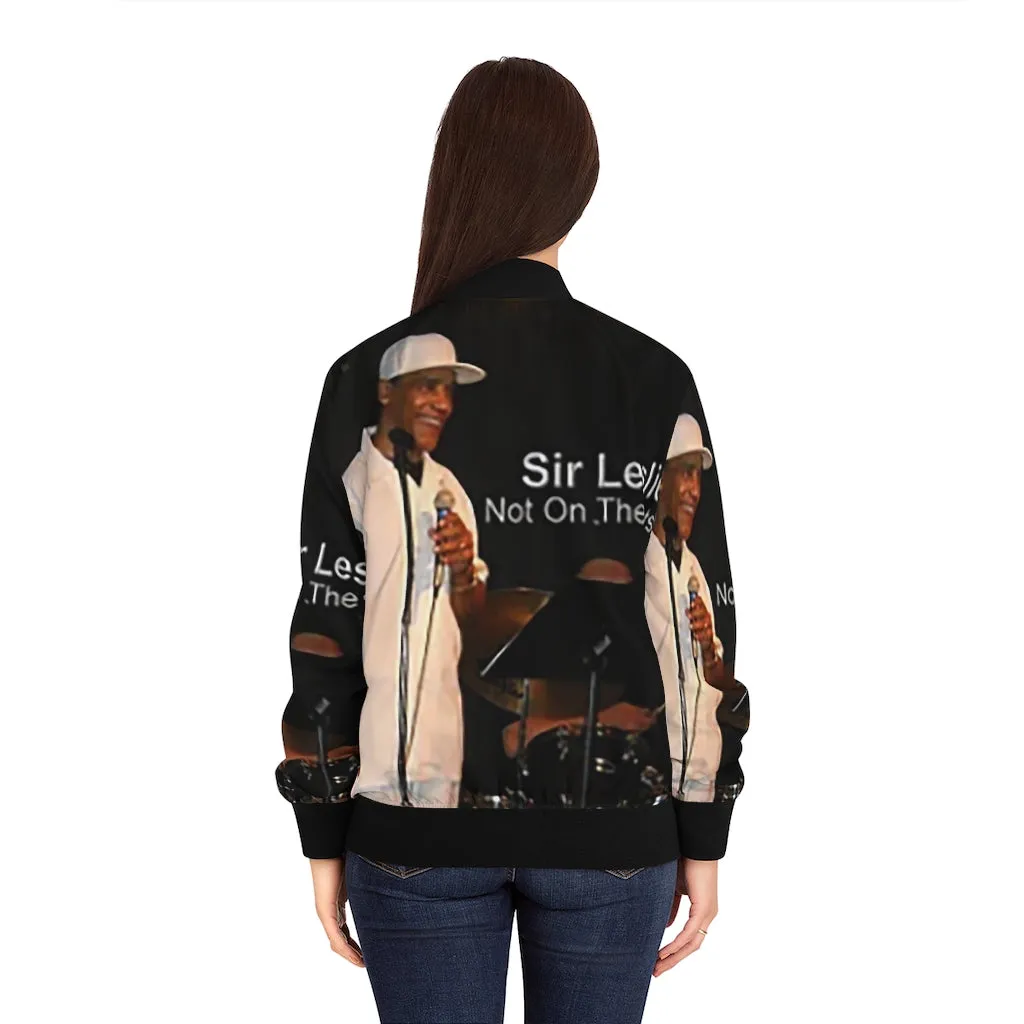 M.U.S.I.C. World HQ  Album Cover Series Women's Bomber Jacket (AOP)