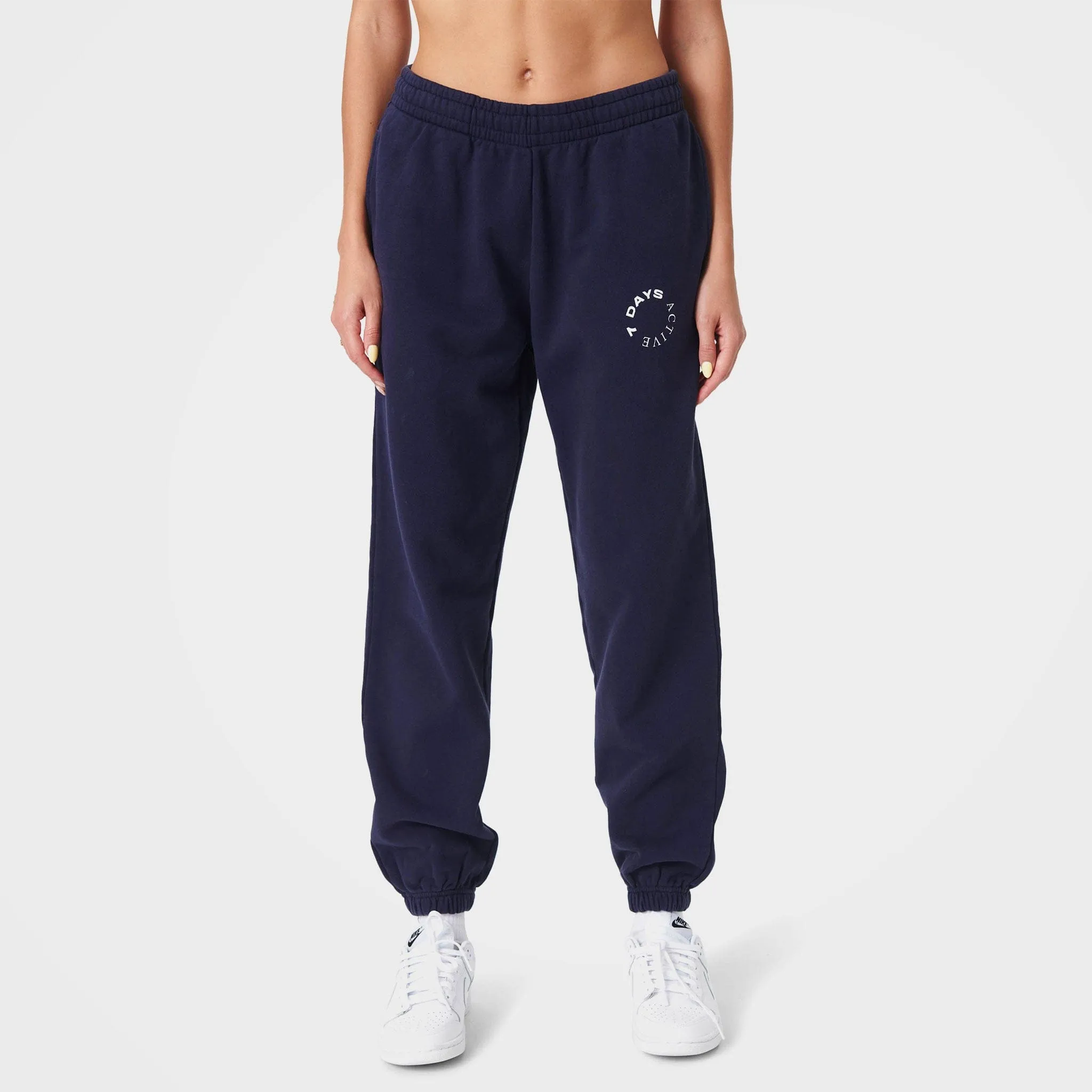 Navy Organic Cotton Sweatpants by 7Days Active