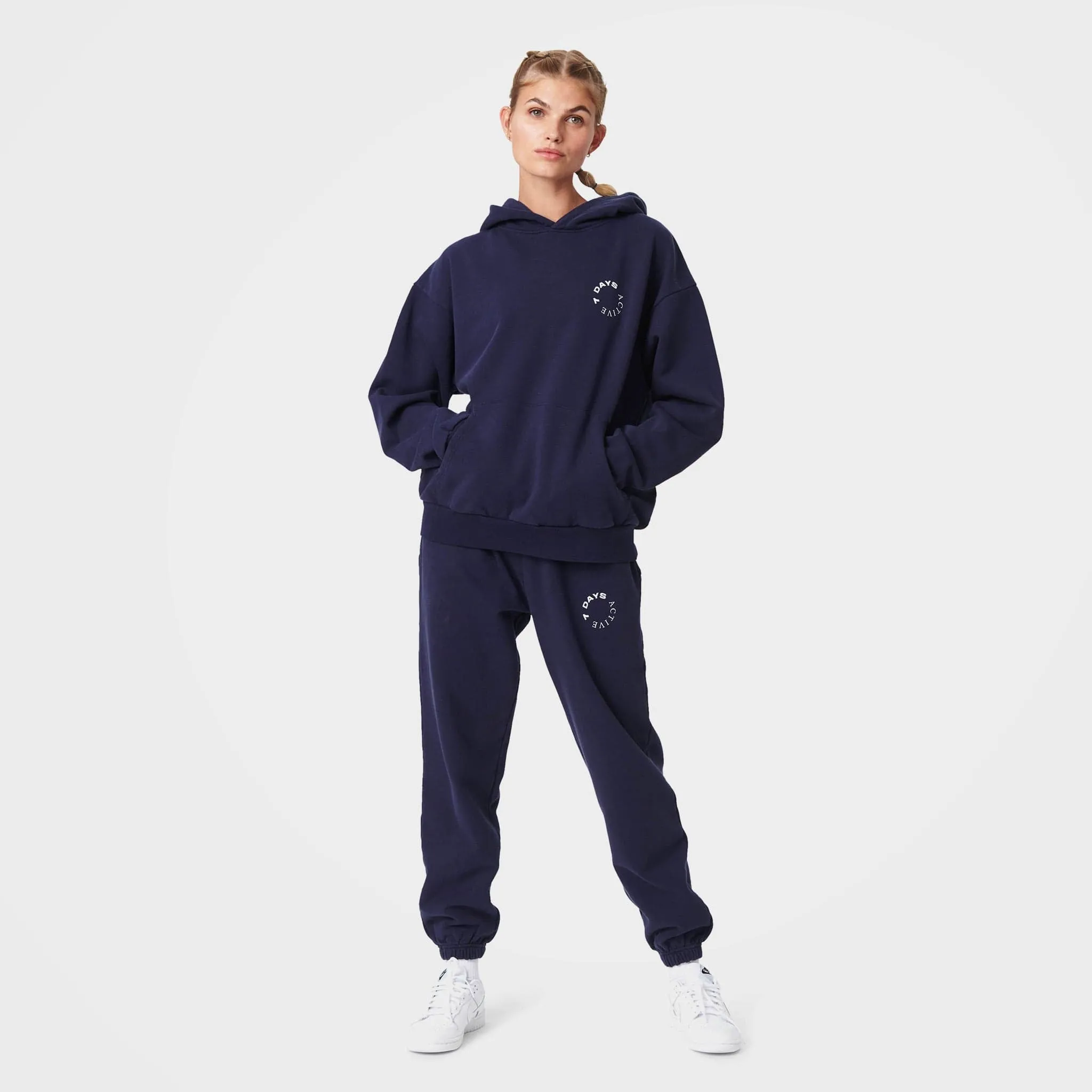 Navy Organic Cotton Sweatpants by 7Days Active