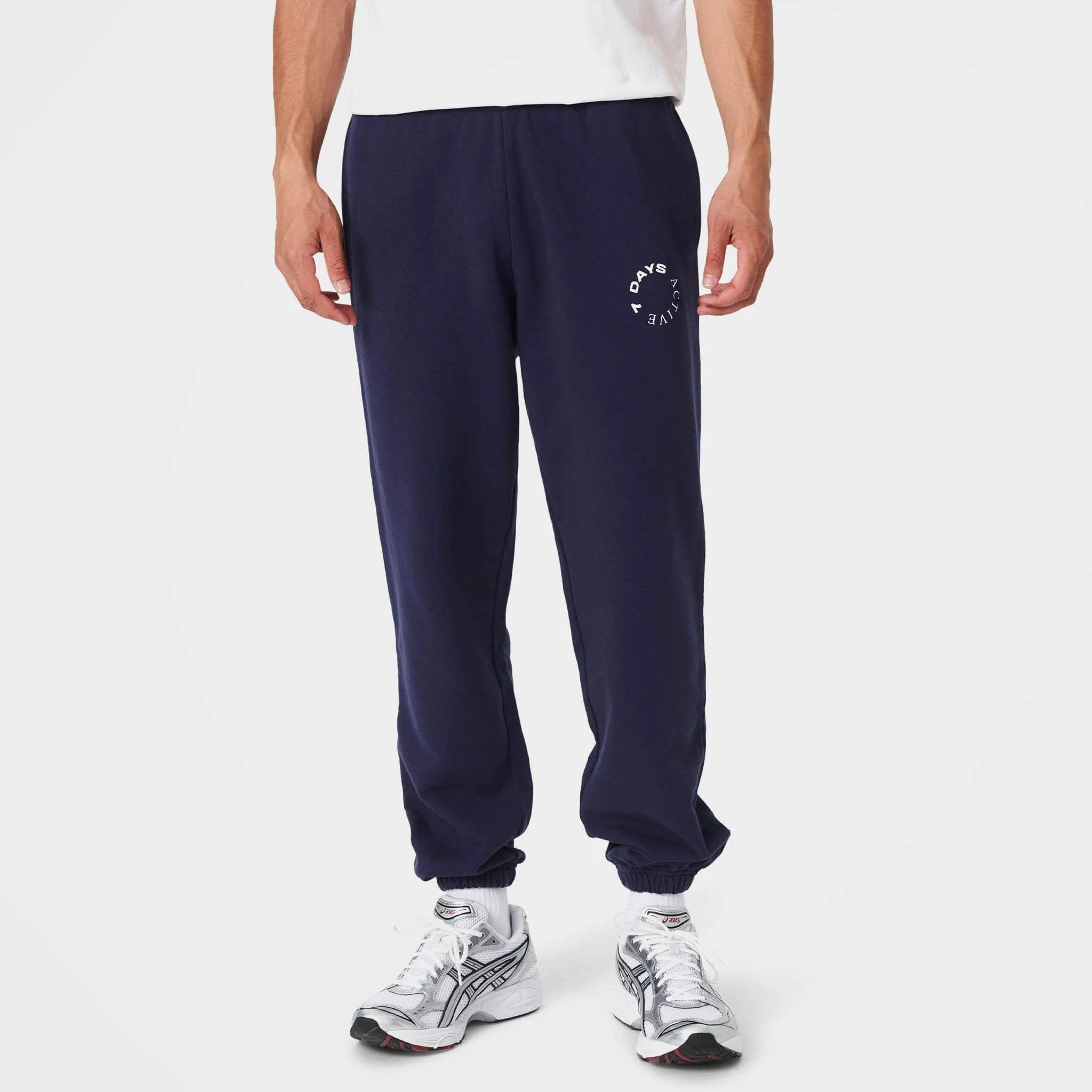 Navy Organic Cotton Sweatpants by 7Days Active