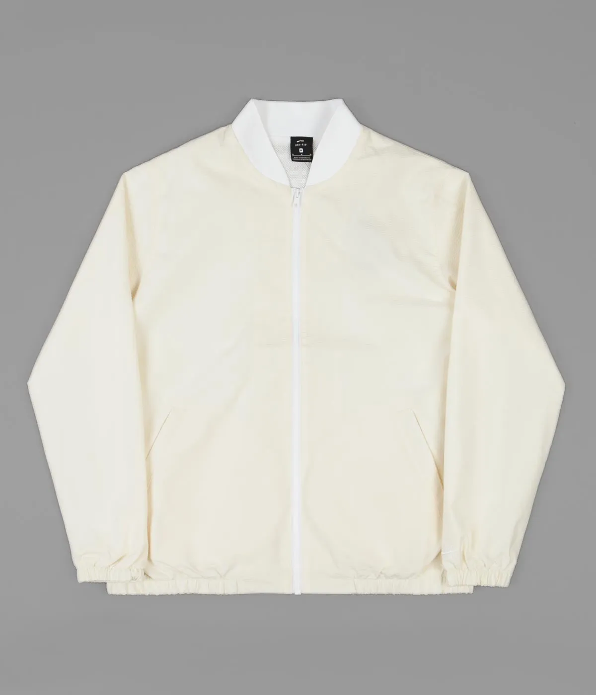 Nike SB Seersucker Bomber Jacket - Coconut Milk / White