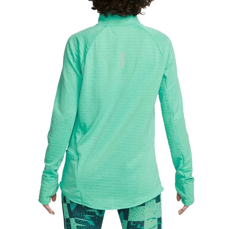 Nike Women's Therma Element Half Zip Top - Turquoise