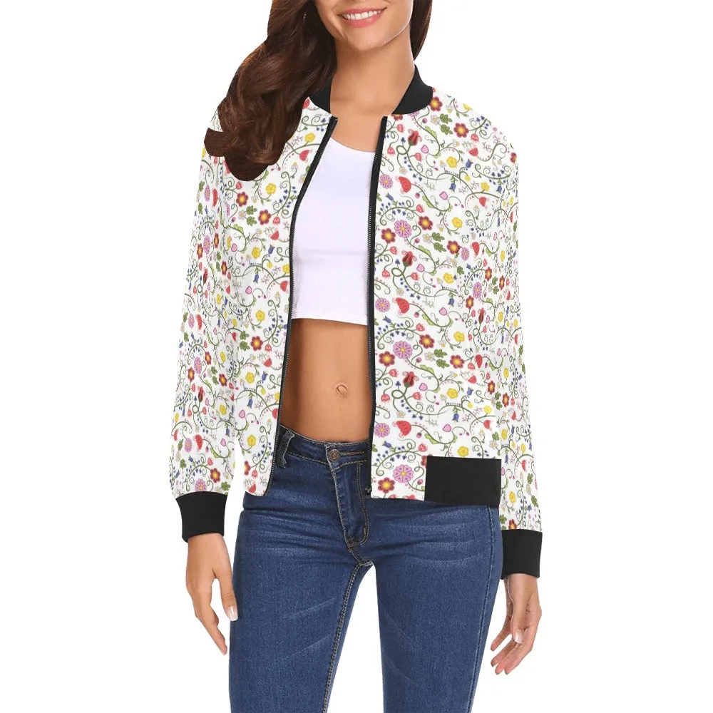 Nipin Blossom Bomber Jacket for Women