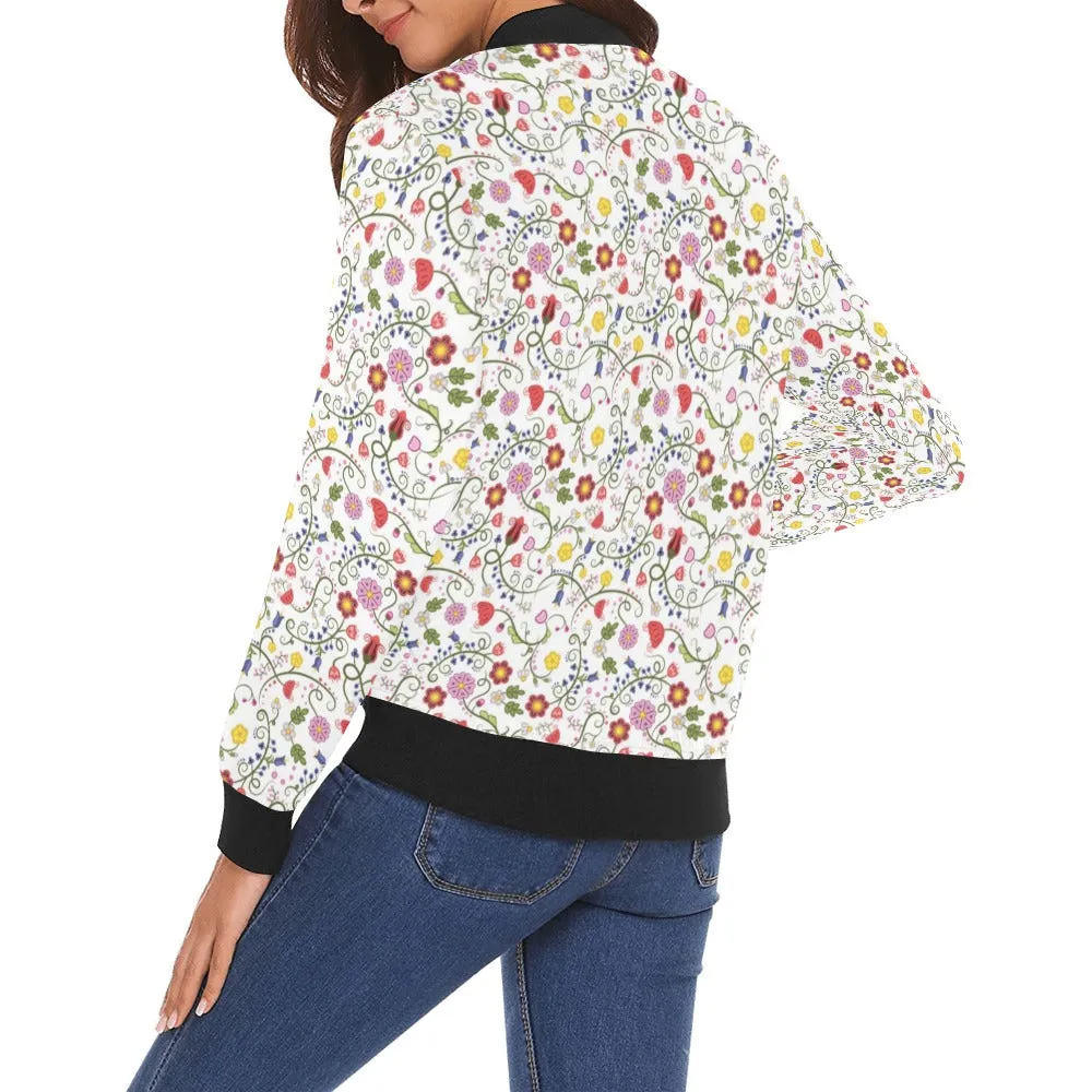 Nipin Blossom Bomber Jacket for Women