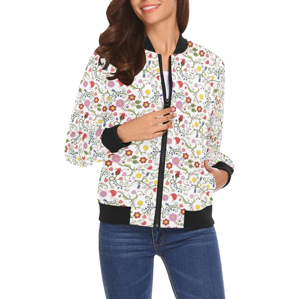 Nipin Blossom Bomber Jacket for Women