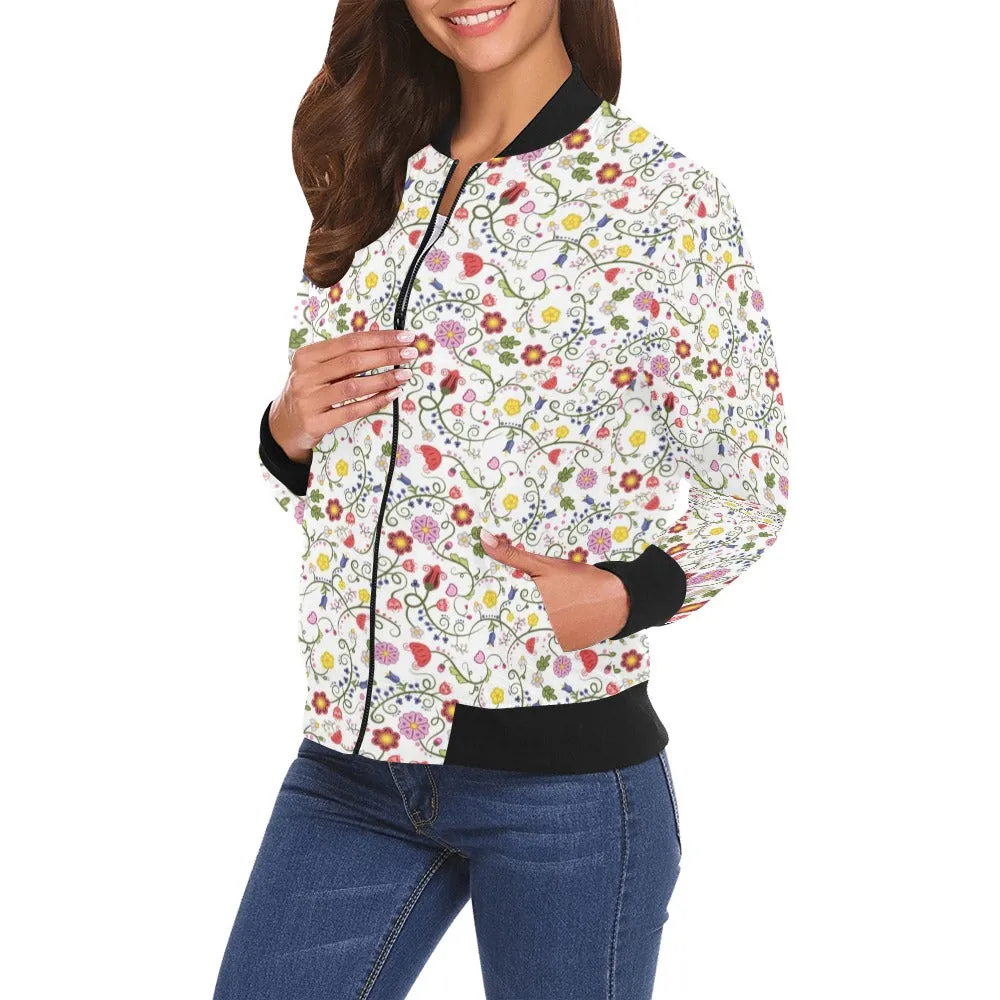 Nipin Blossom Bomber Jacket for Women