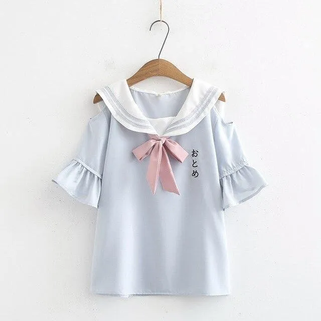 Open Shoulder Sailor Shirt