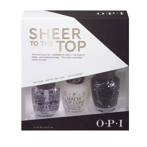 OPI - Sheer to the Top! - Top Coat Kit