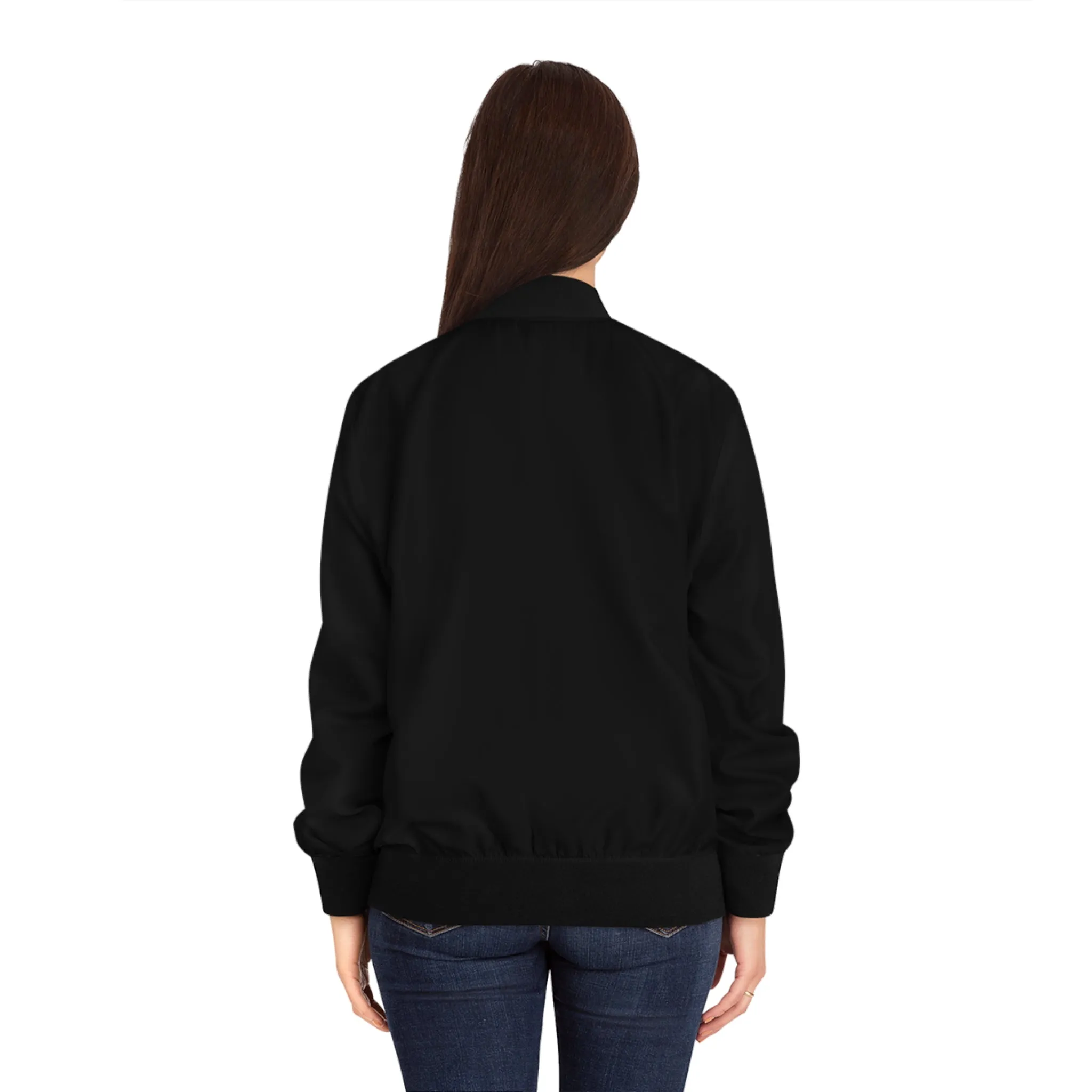 OWN MAN - Women's Bomber Jacket Black