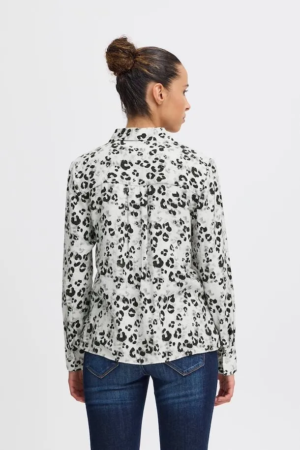 Pam Shirt (Slate Leopard)