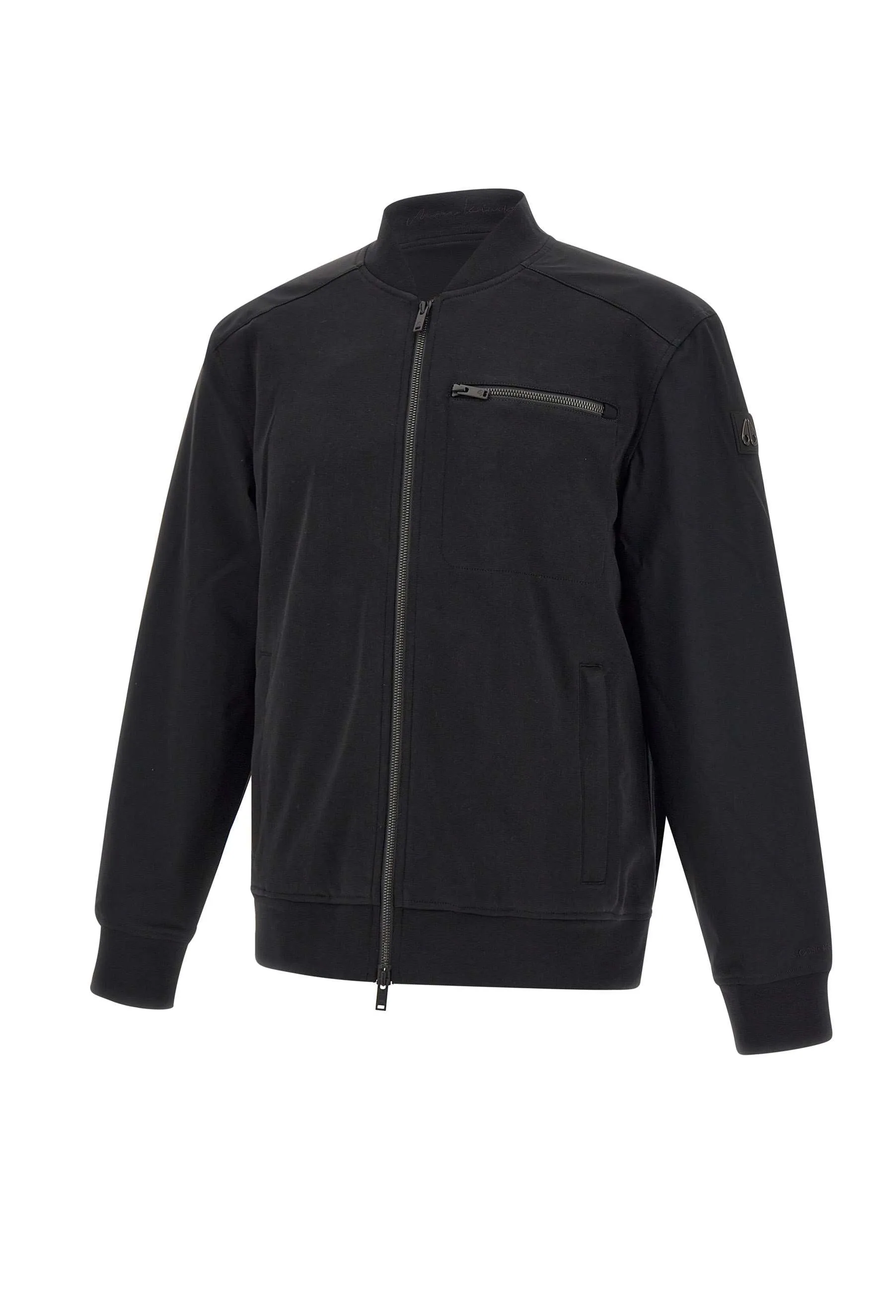 Perido Black Bomber Jacket for Men