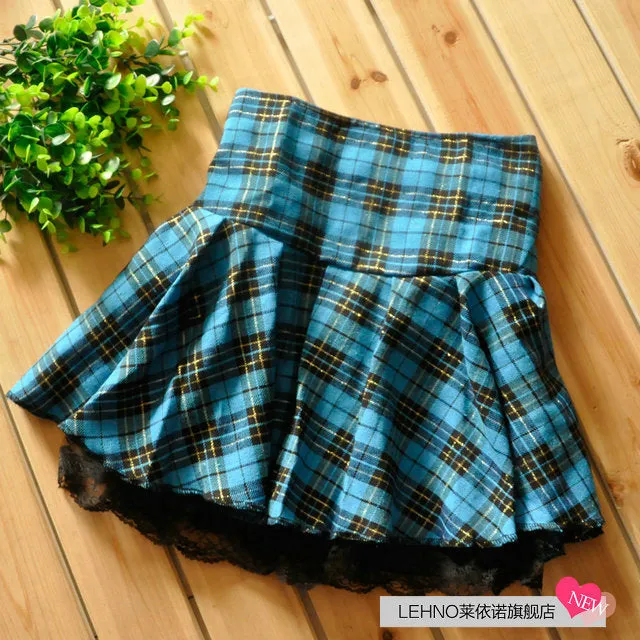 Plaid School Girl Skirt