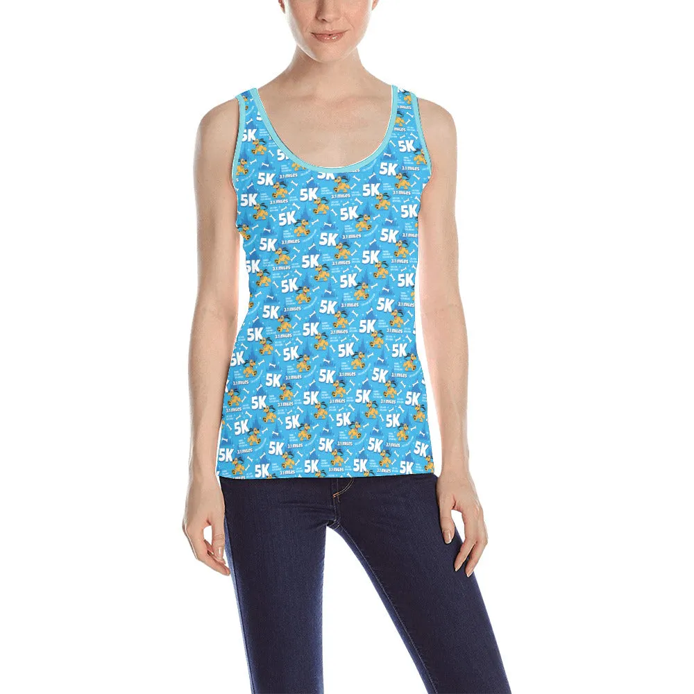 Pluto 5K All Over Print Athletic Tank Top for Women