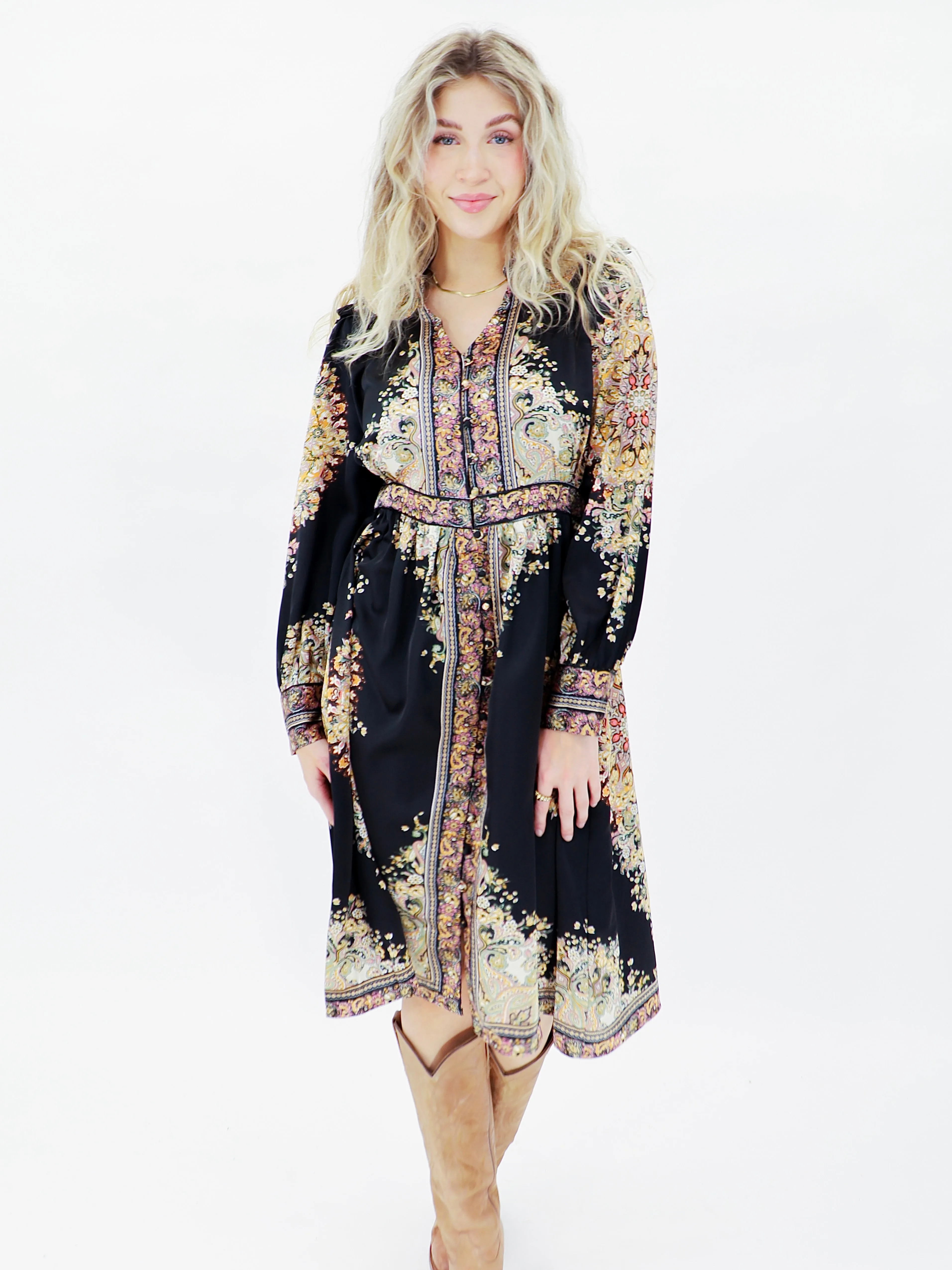 Printed In The Paisley Dress