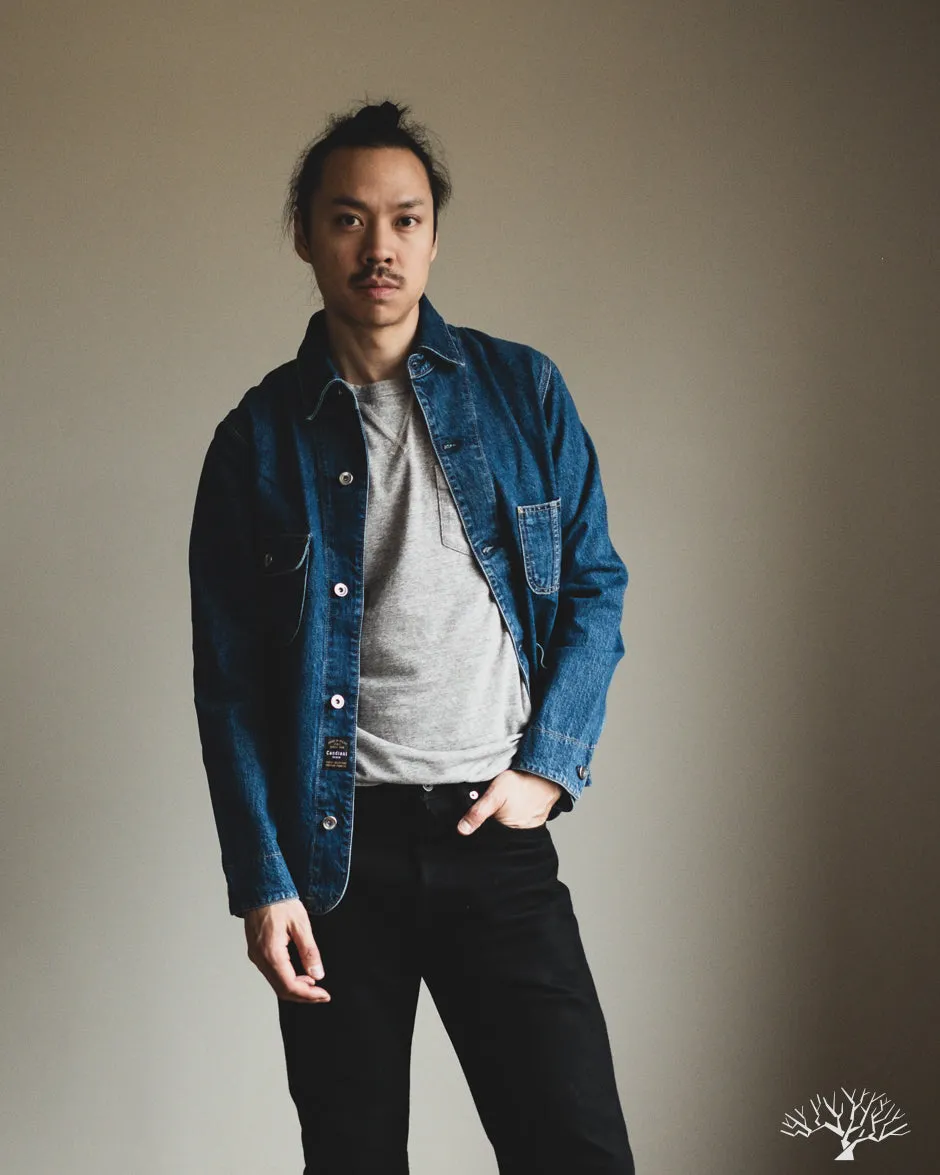 Railway Jacket - Organic 13oz Indigo Denim 6x Wash