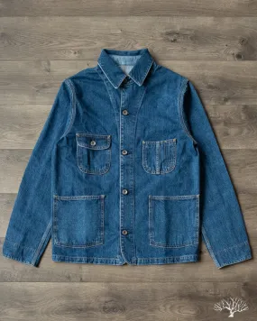 Railway Jacket - Organic 13oz Indigo Denim 6x Wash