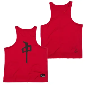 RDS Mesh Chung Tank, Red Black