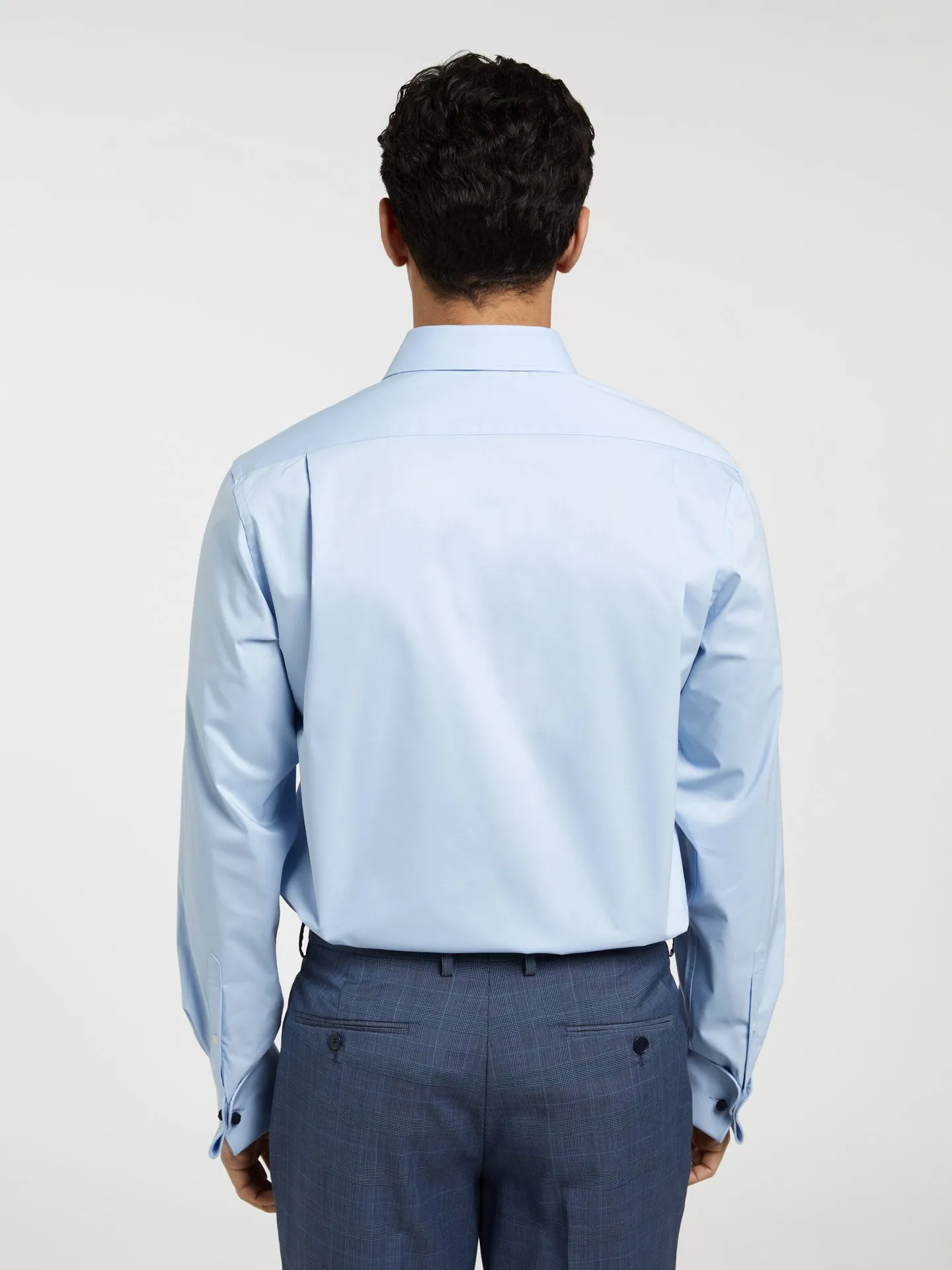 Regular fit k-easy plain poplin comfort formal shirt