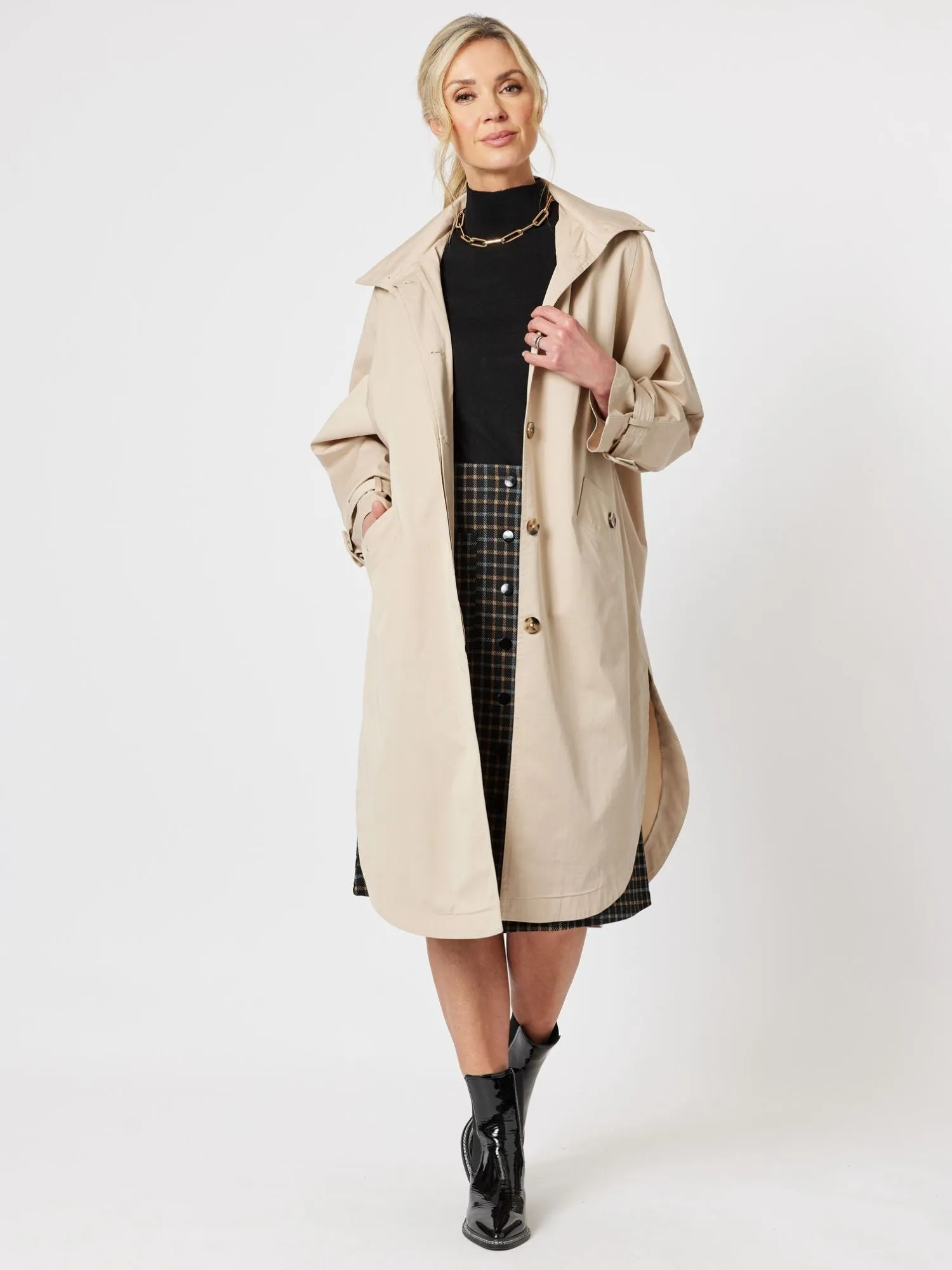 Rosa Trench Coat - Natural