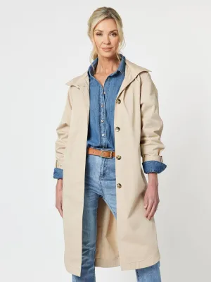 Rosa Trench Coat - Natural