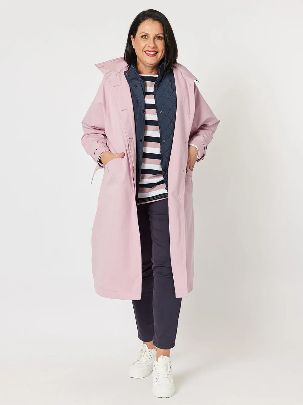 Rosa Trench Coat - Orchid