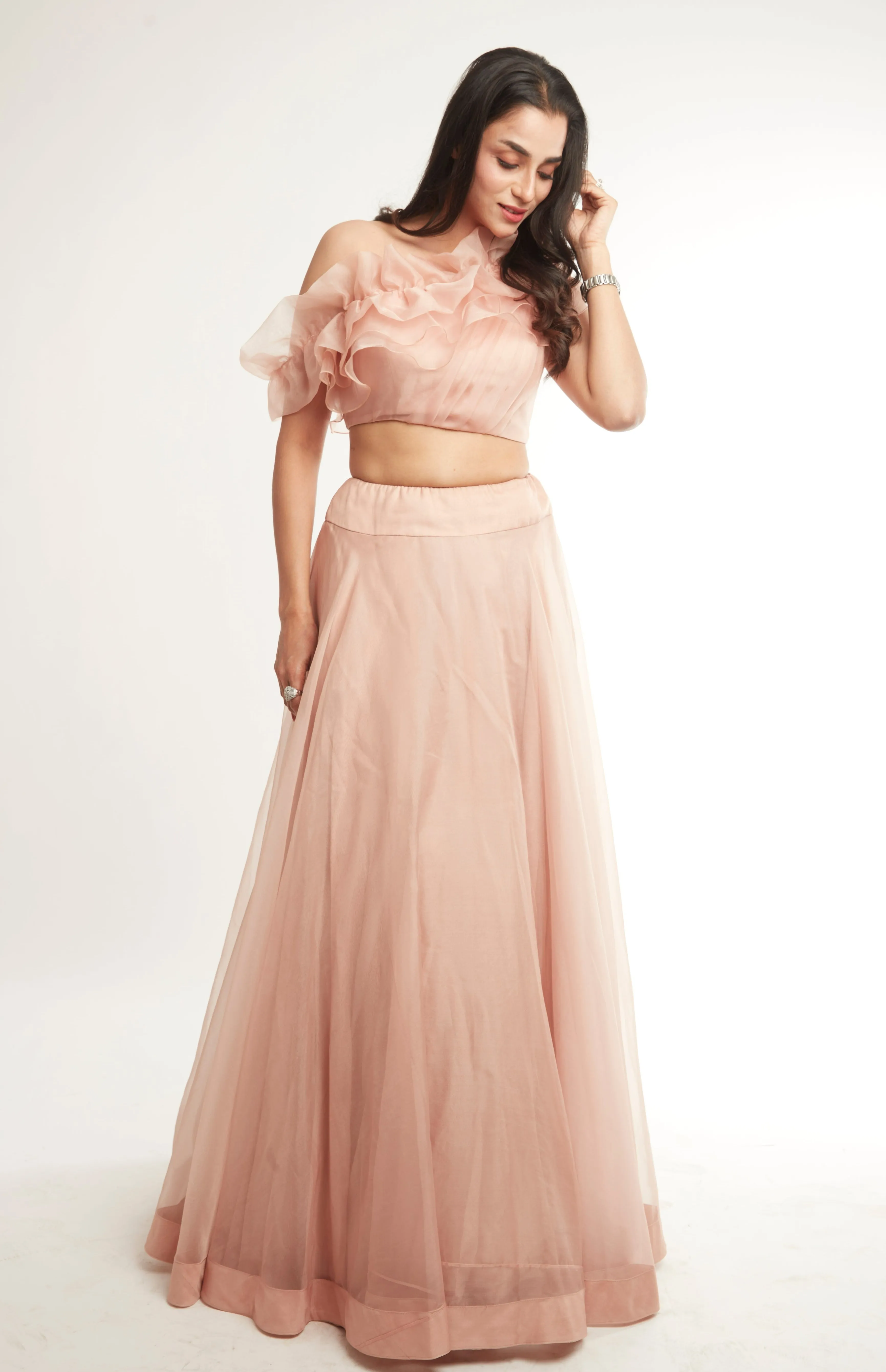 Rosebud Ruffle Skirt Set