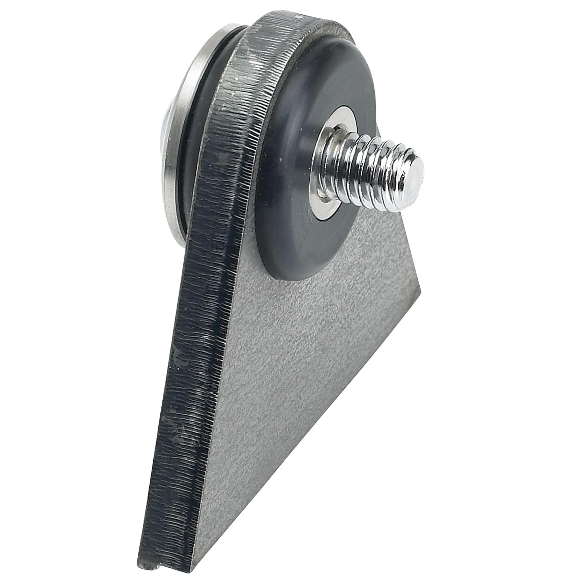 Rubber Mount Triangular Tabs - 1/4 inch thick - Aluminum Washer