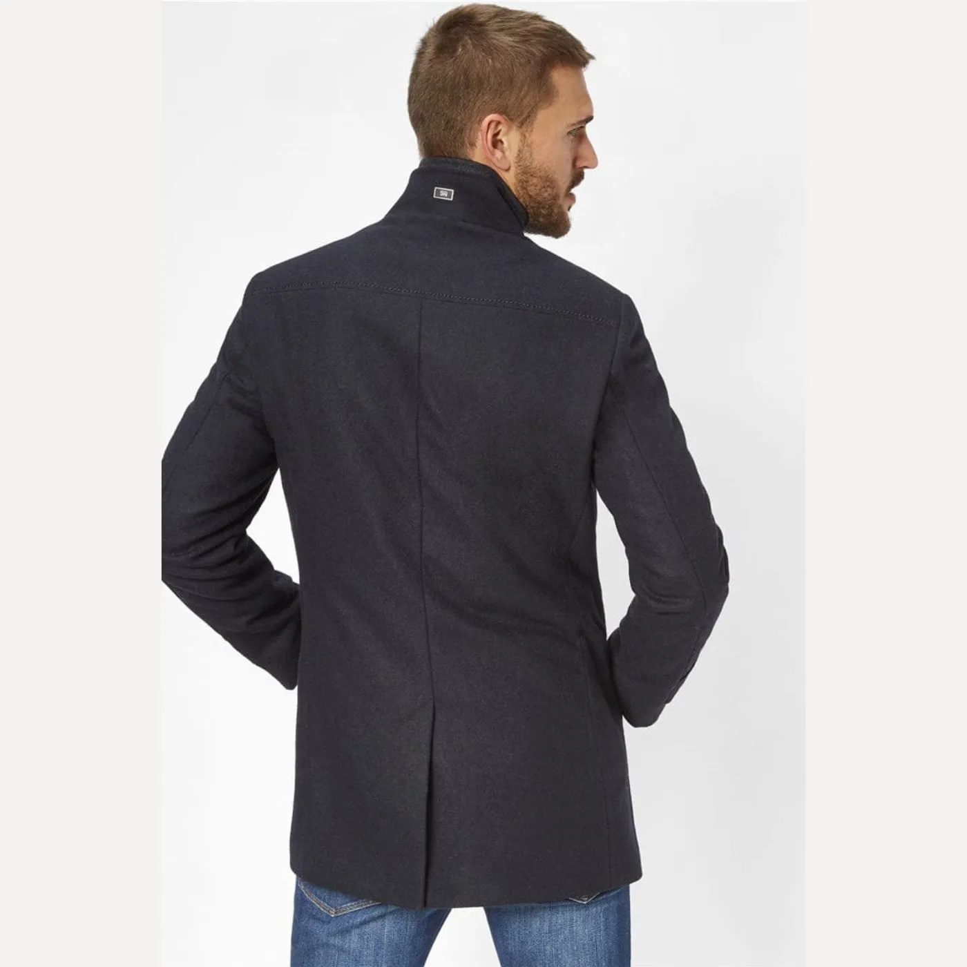 S4 Double Breasted Wool Coat