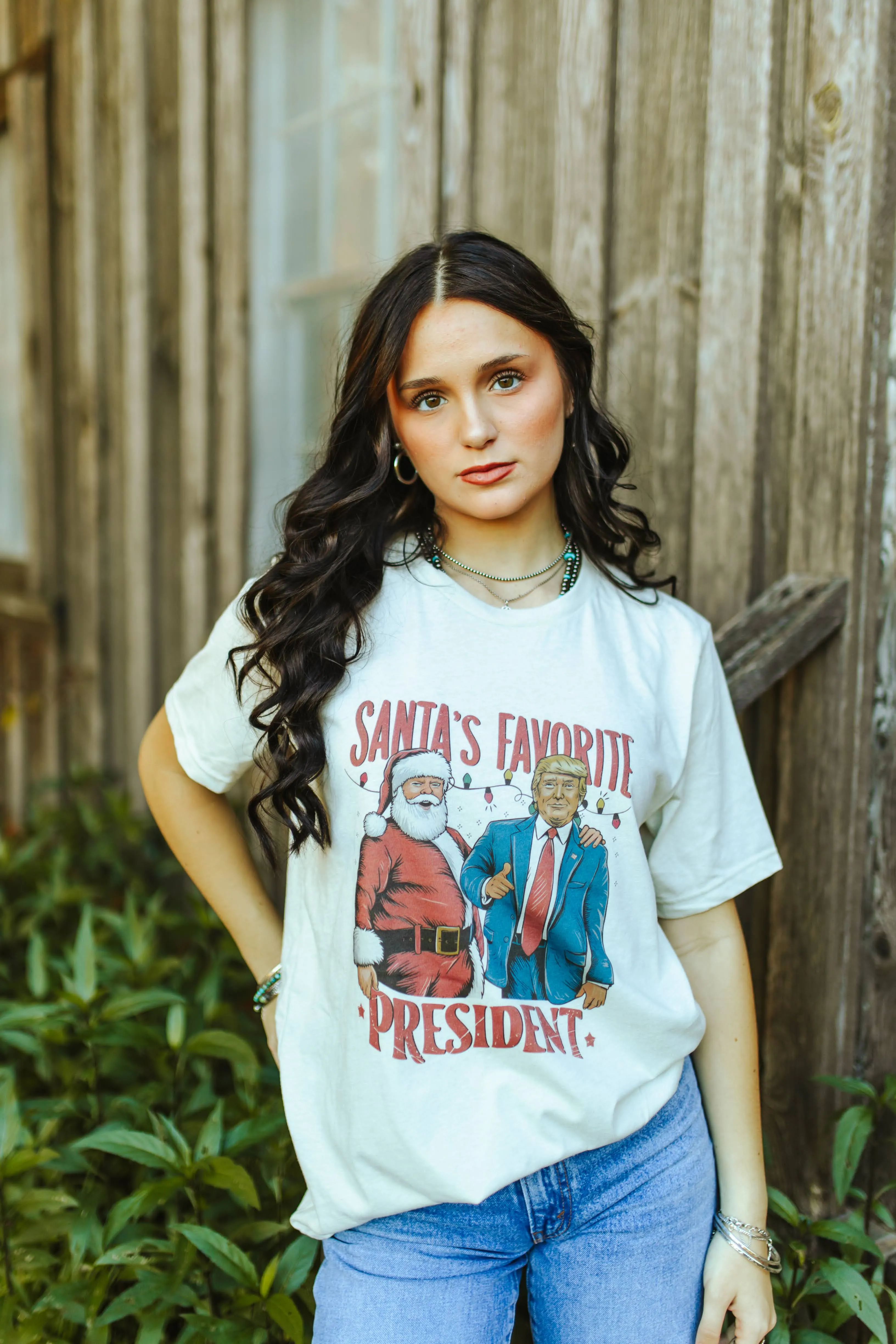 Santas Favorite President Graphic Tee