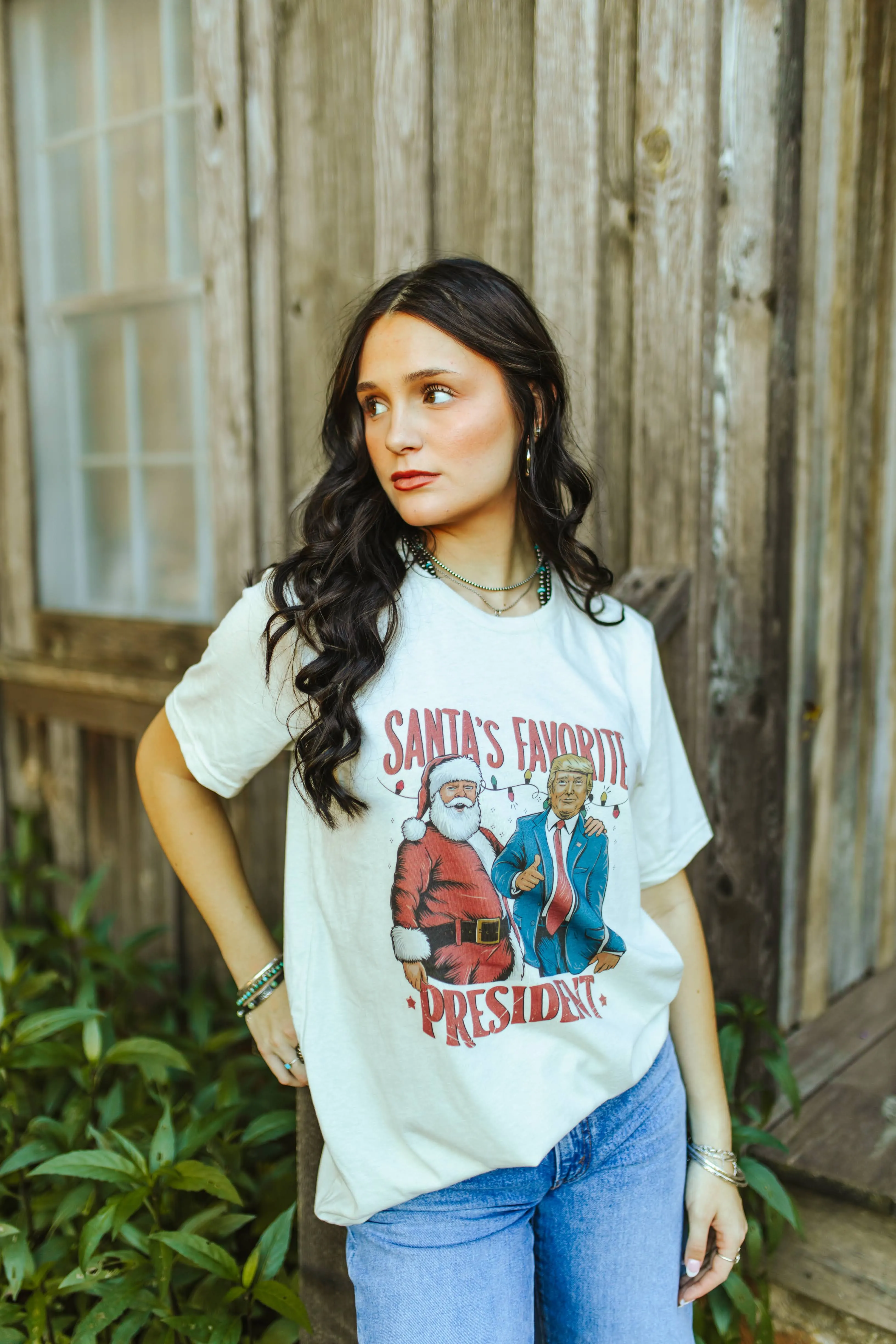 Santas Favorite President Graphic Tee