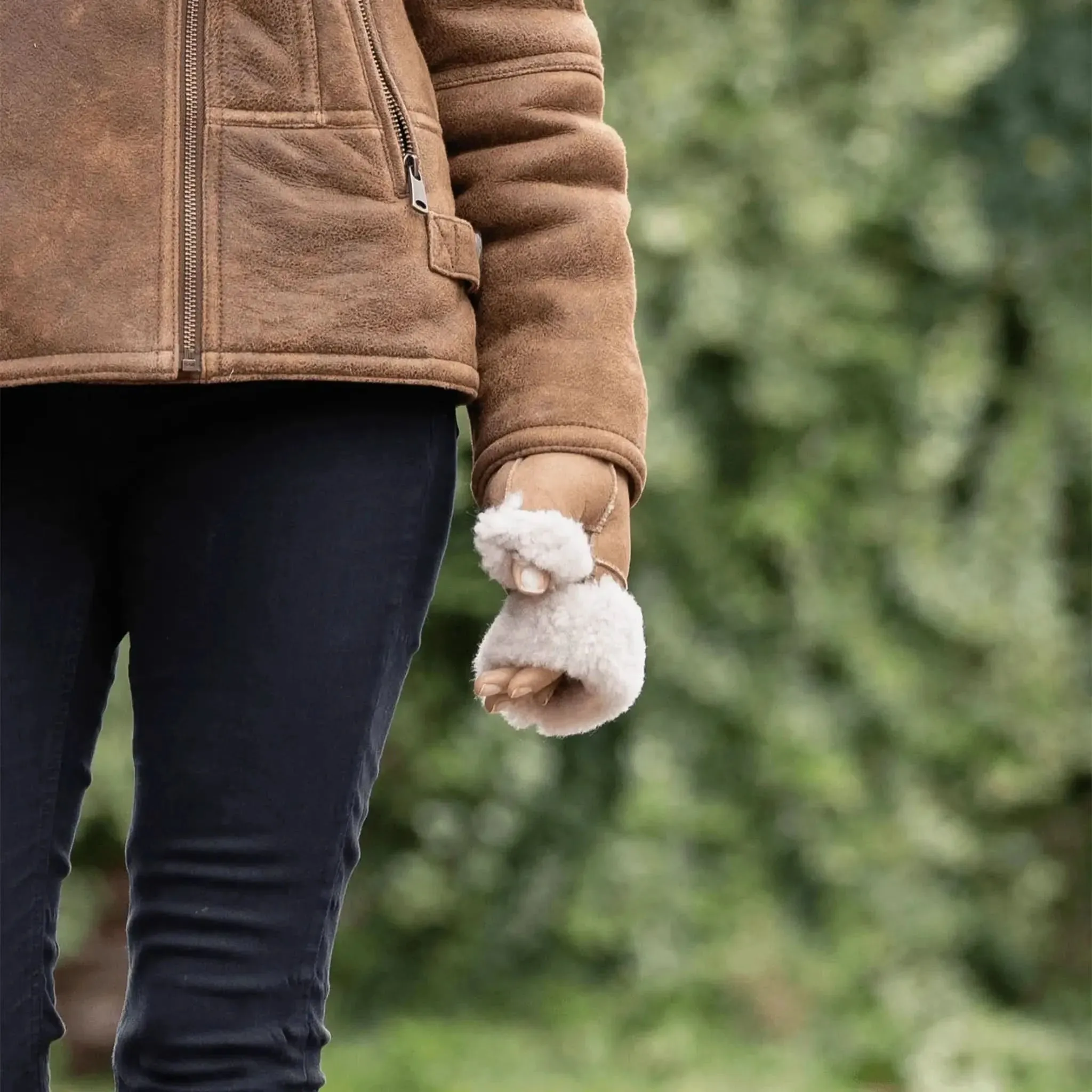 Sheepskin Mittens