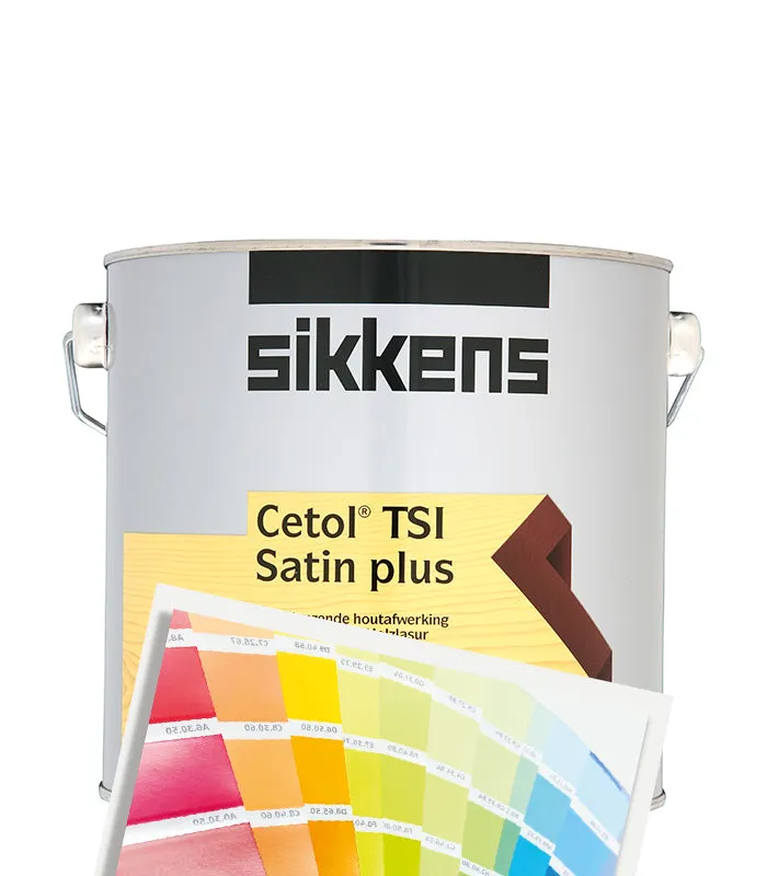 Sikkens Cetol TSI Satin Plus Woodstain Paint - Tinted Colour Match