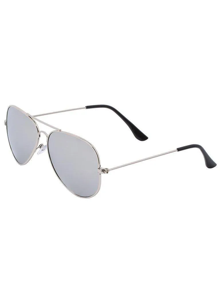 Silver Lenses Top Bar Sunglasses