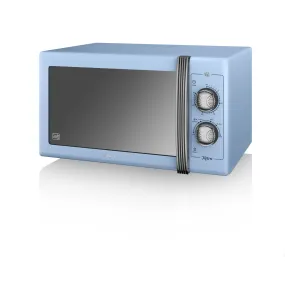 Swan 0.9 cu. ft. Retro Manual Microwave