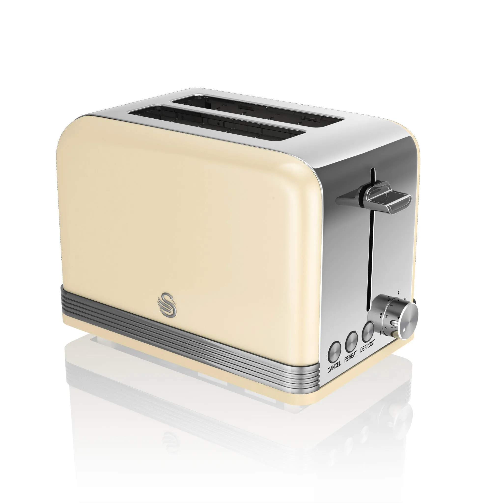 Swan 2 Slice Retro Toaster