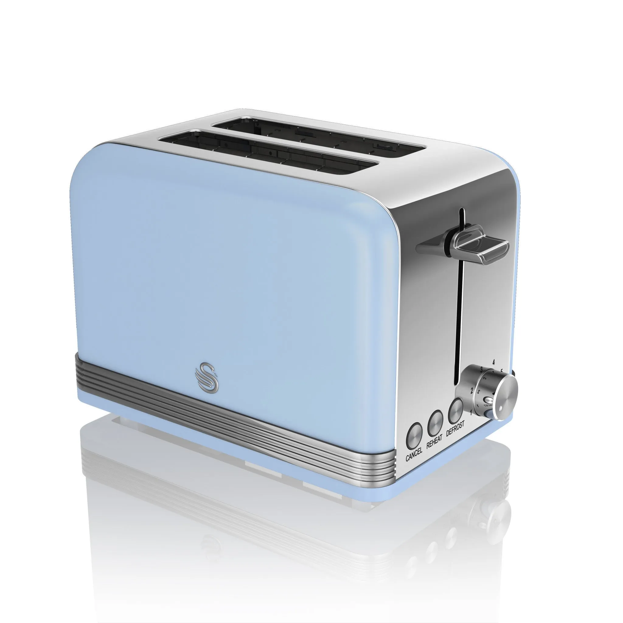 Swan 2 Slice Retro Toaster